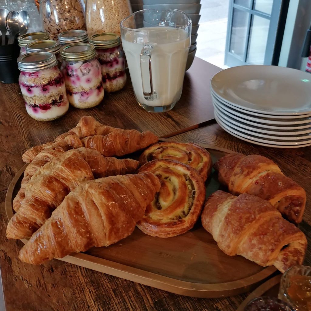 Pastries at the EBIKE Cafe
